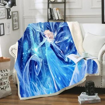 

Disney Frozen 2 Blanket Bed Cover Double Couple Size Thick Winter Flannel Throw Home Bedspread Elsa Anna Princess Kids Gift New