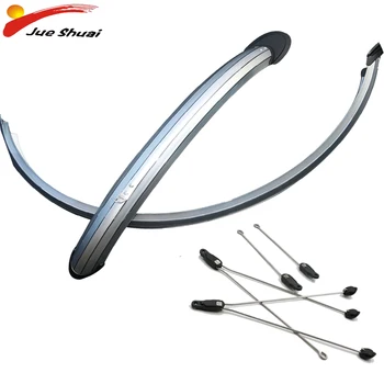 

JS 20"24"26"700C Bicycle Fender and support Mudguard for Folding Bike Front and Rear fender Wing Bike Wheel Bicycle Accessories