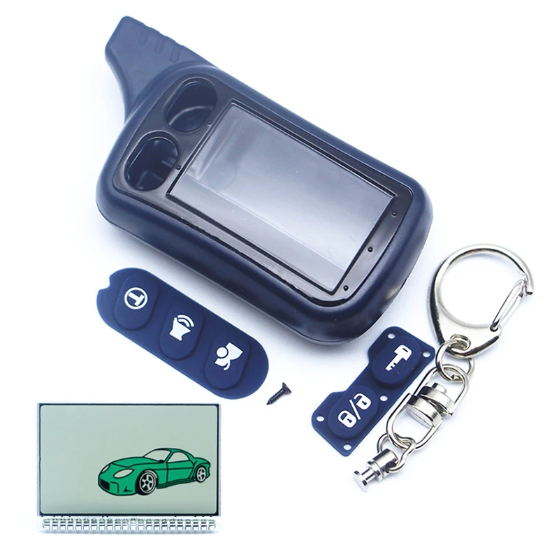TZ9030 Keychain Lcd Display+Body case For Russian Tomahawk tz 9030 LCD Remote Starter two way car alarm system | Автомобили и
