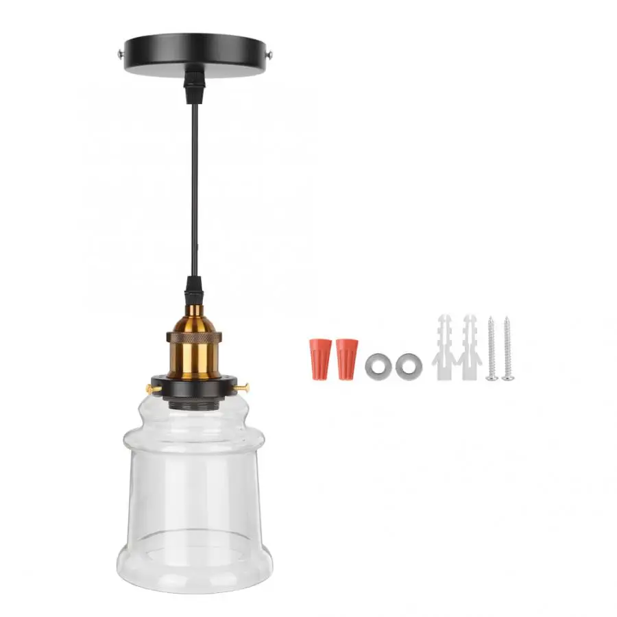 Ресторанный свет 100-240 в E27 современный стиль светодиодный подвесное светлое стекло потолочный светильник для кафе бар прихожей стеклянный подвесной светильник