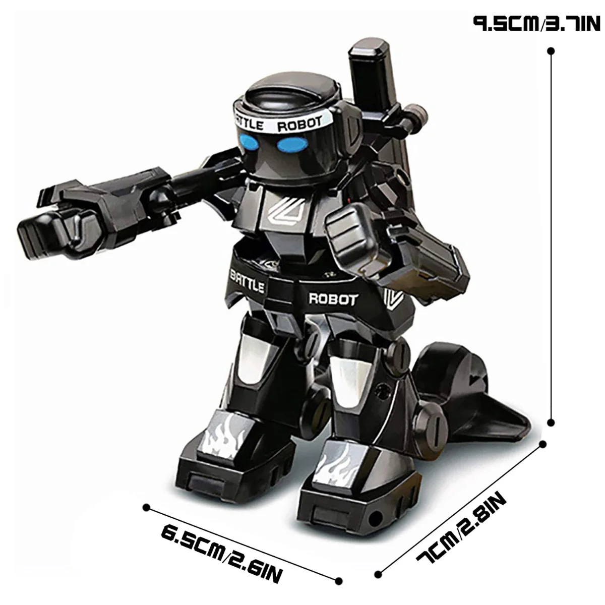 Battle RC Robot 2.4GHz Body Sense Remote Control Toy Model Mini Smart Robot With Boxing Sound & Indicative Light Model Kids Gift