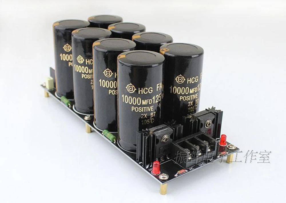 Filtro Retificador para Amplificador 120a Alta Potência Retificador Schottky Placa de Alimentação 10000uf 125v