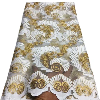 

So beautiful wings of Angel pattern with stones and big rhinestones tulle dress fabric GX15,Most popular French Lace Fabric