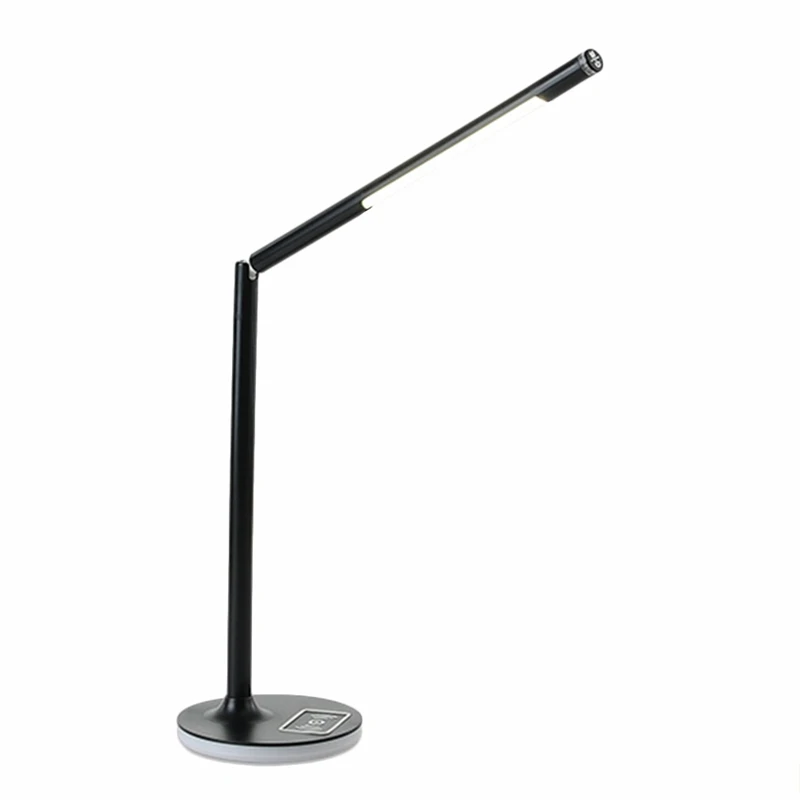 

Led Table Lamp Wireless Charging Dimmable Contact Eye Protect Removable Office Read Desk Light 360 Degree Rotation Ouput Charger