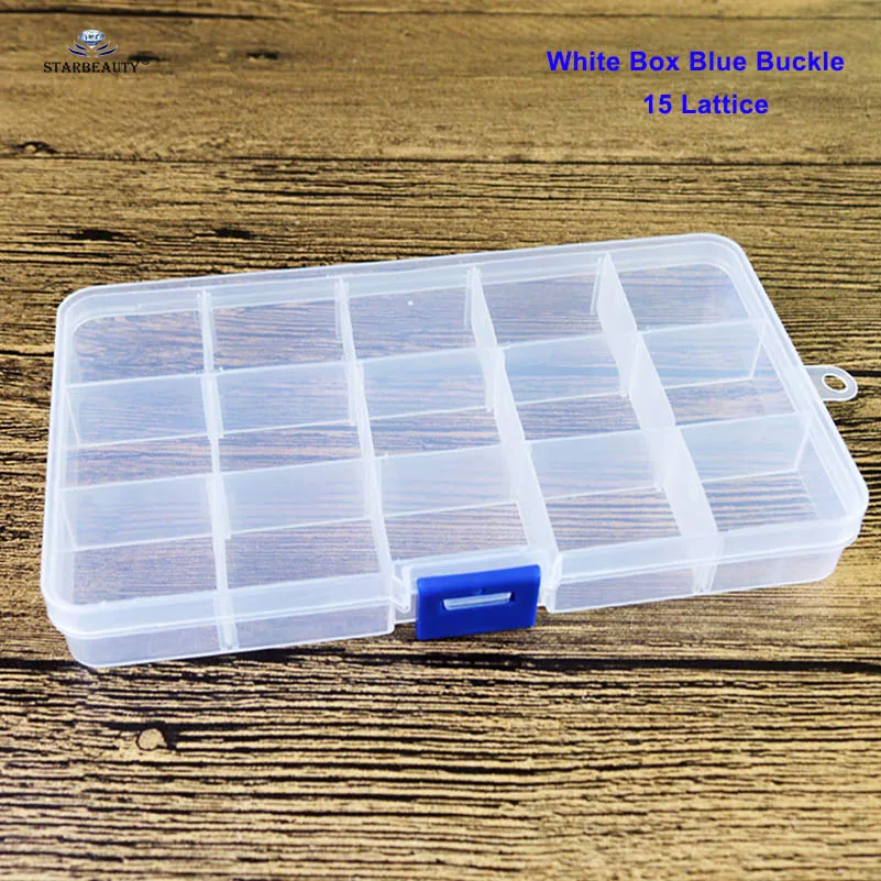 15 Box Blue Buckle 1 предмет Новинка полипропиленовая Смола прозрачный ящик для хранения для фальшивый нос кольцо спирали пирсинг украшения для пирсинга языка Коробки 8/10/15 решетки ювелирных изделий контейнер - Окраска металла: 15 Box Blue Buckle