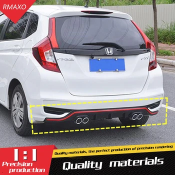 

For Honda fit JAZZ Bumper Diffuser spoiler 2018 4CK ABS Rear front Bumpers Protector For JAZZ Body kit bumper lip rear spoiler