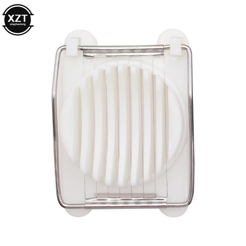 Description Picture 6 of item304 Stainless Steel Boiled Egg Tool Slicer Kitchen Cutter Mushroom Tomato Chopper Household Egg Cutter Kitchen Gadgets