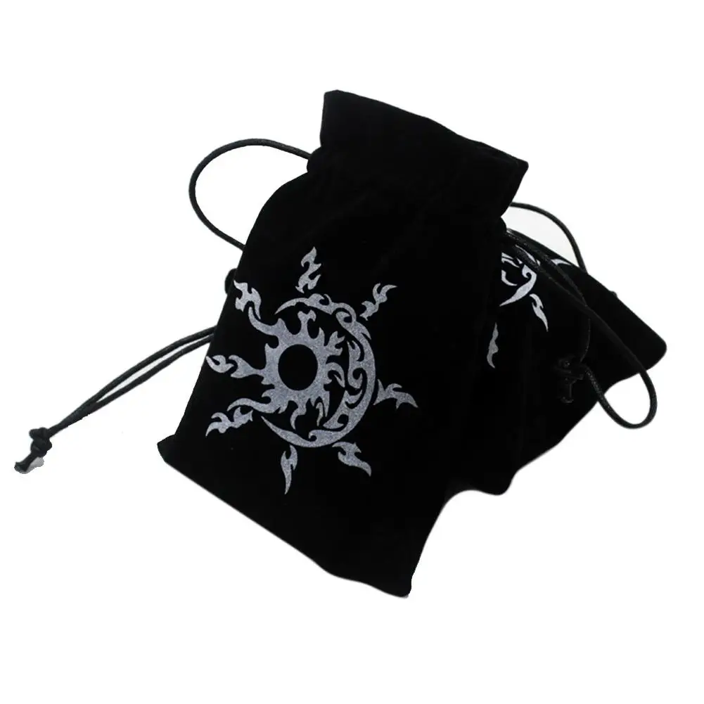 Tarot Cards Storage Bag High-grade Flannel Table Deck Board Games Cards Pouch Card Holder Container 13x18CM Game Entertainment