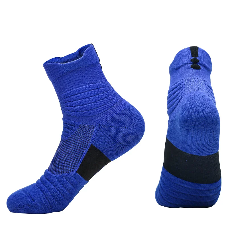 Спортивные носки мужские профессиональные баскетбольное полотенце для бега противоскользящие спортивные дышащие хлопковые носки для походов