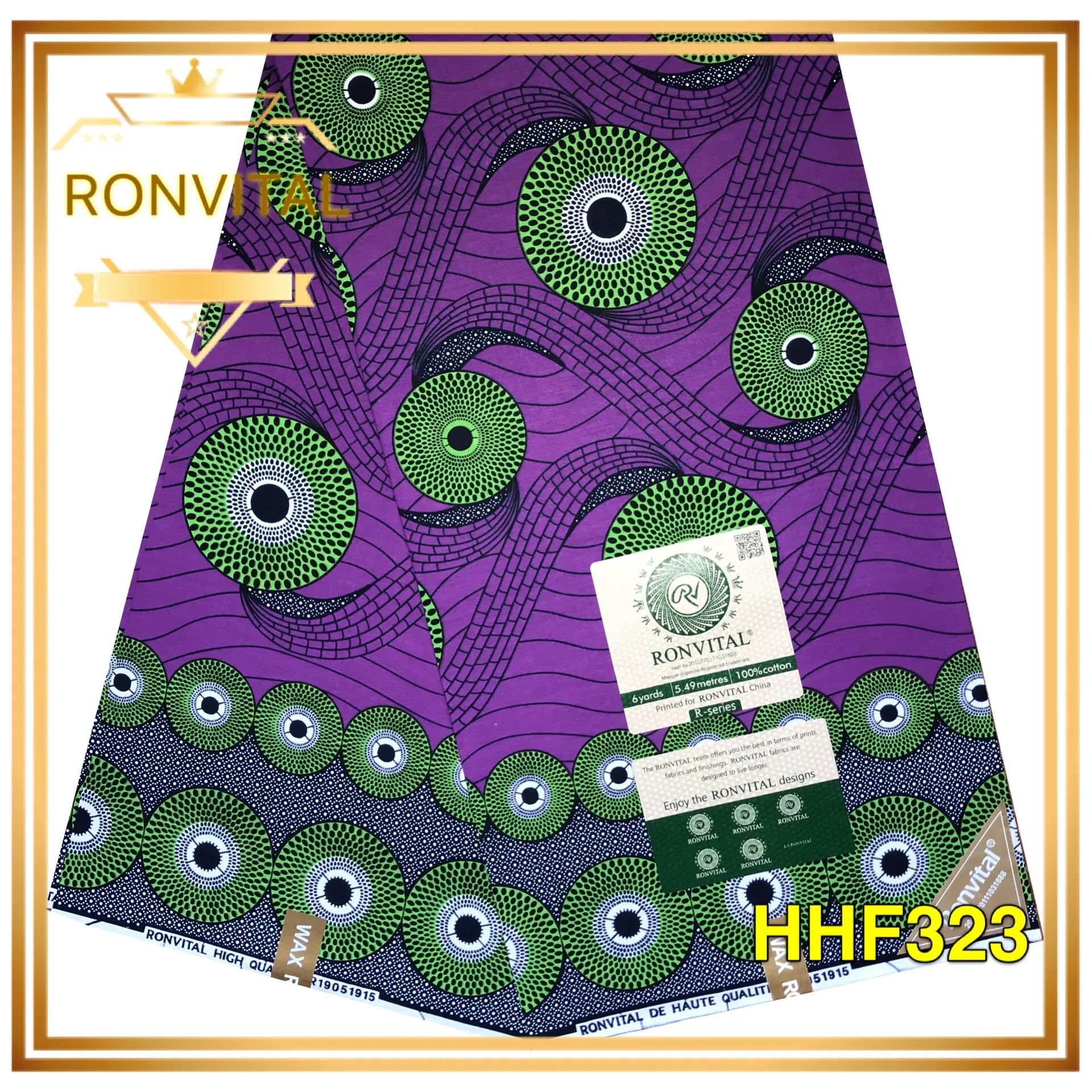 

LADY DRESS DIY FABRIC WAX FABRIC RONVITAL WAX FABRIC HIGH QUALITY 100% COTTON MATERIAL DIY FABRICS 6YARDS/LOT FREE SHIPPING