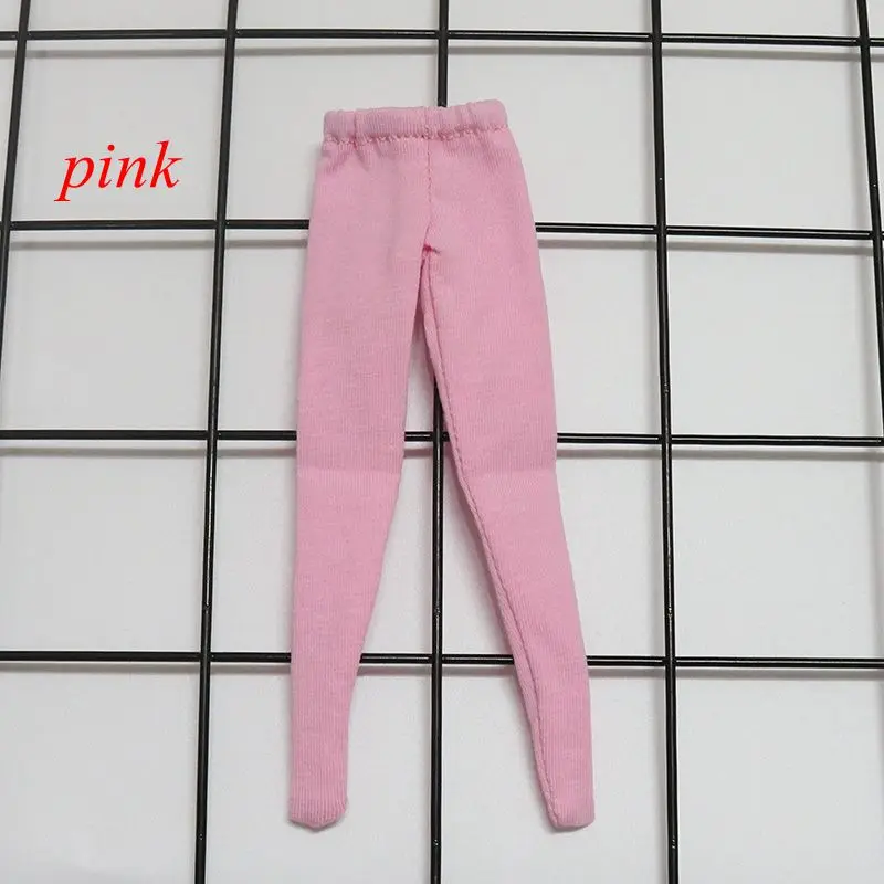 pink Doll’s Blyth Clothes Socking Candy Color Pantyhose Basic Pure Cotton Pant for Azone,Pullip,Baribes,Blyth 1/6 Doll Accessories - Цвет: pink