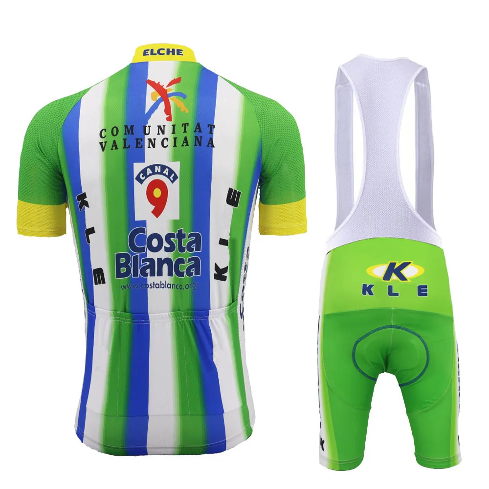 cycling jersey set men short sleeve bike wear jersey set bib shorts Gel Pad Breathable team Cycling clothing
