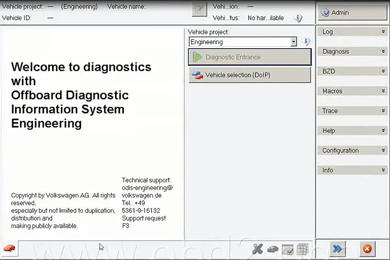 Новое программное обеспечение для диагностики ODIS Engineering V9.2.2 / V5.1.6 + лицензия на 5054A