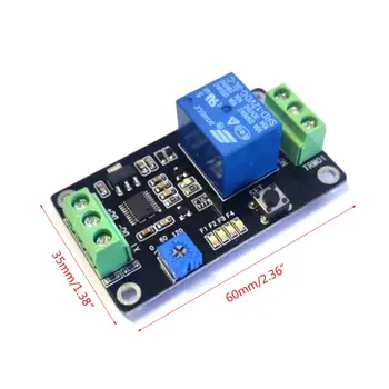 

Time Delay Relay Module Switch DC 12V Self-locking Timer Disconnect Super 555 Y5GD