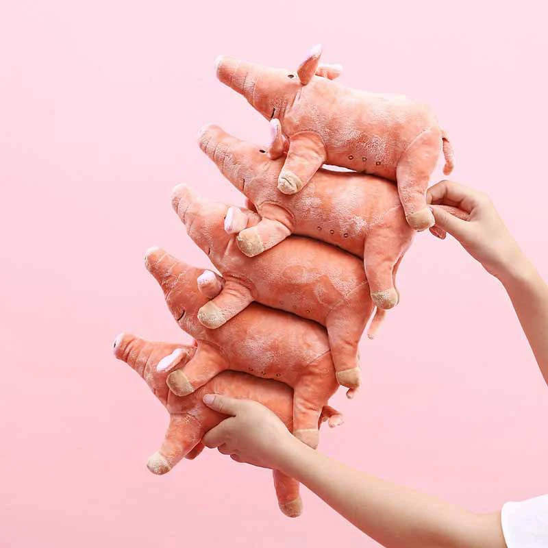 

Cartoon Cute Pink Pig Doll Animals Decoration Livingroom Bedroom Sofa Home Decoration Accessories Modern Kids Gifts