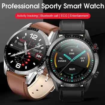 

New Smart Watch Men Women L13 ECG+PPG IP68 Waterproof Bluetooth Call SmartWatch Heart Rate Fitness Tracker For andriod ios PK L5