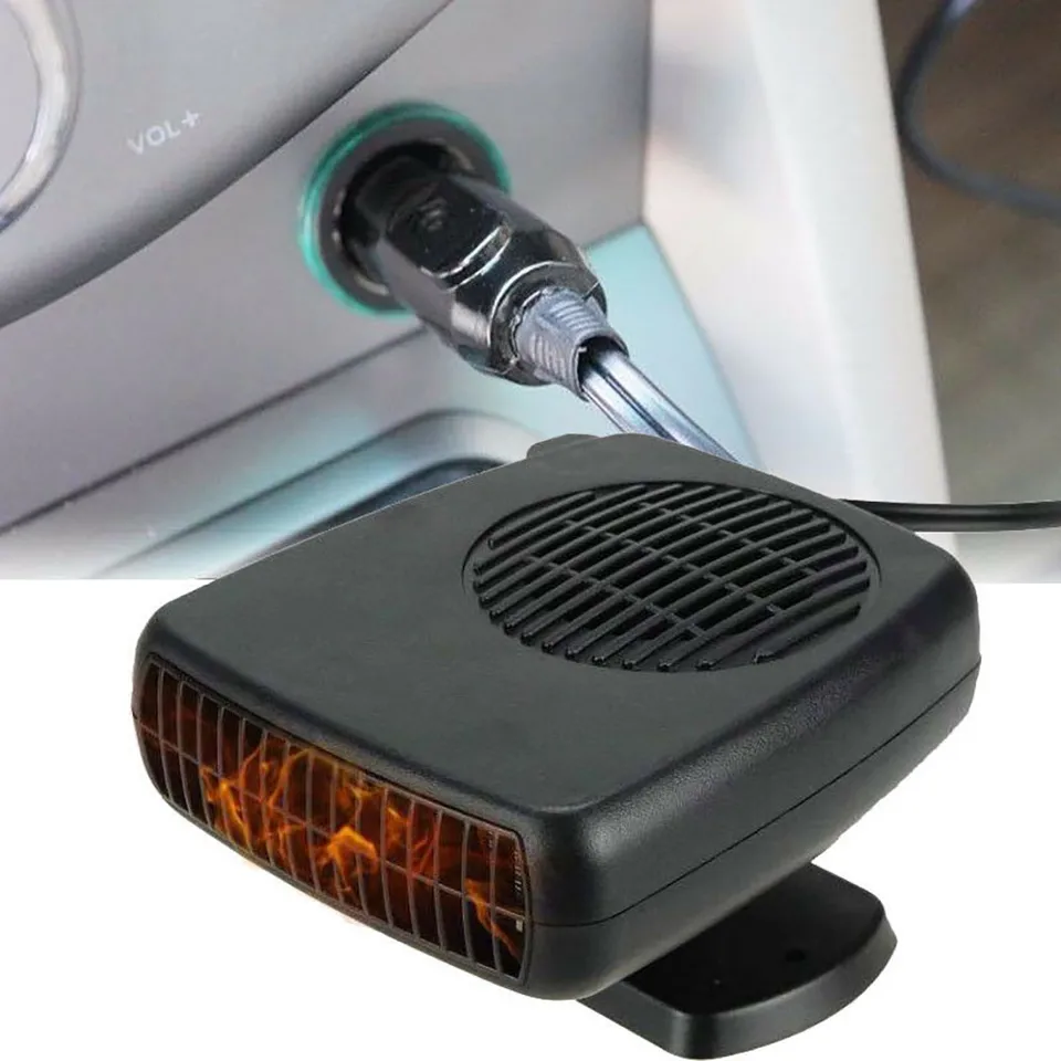 Sbrinatore Portatile Per Auto 12V 2 In 1 – Riscaldamento E Ventola, Sbrina E Disappanna In 60 Secondi, Per Parabrezza E Abitacolo