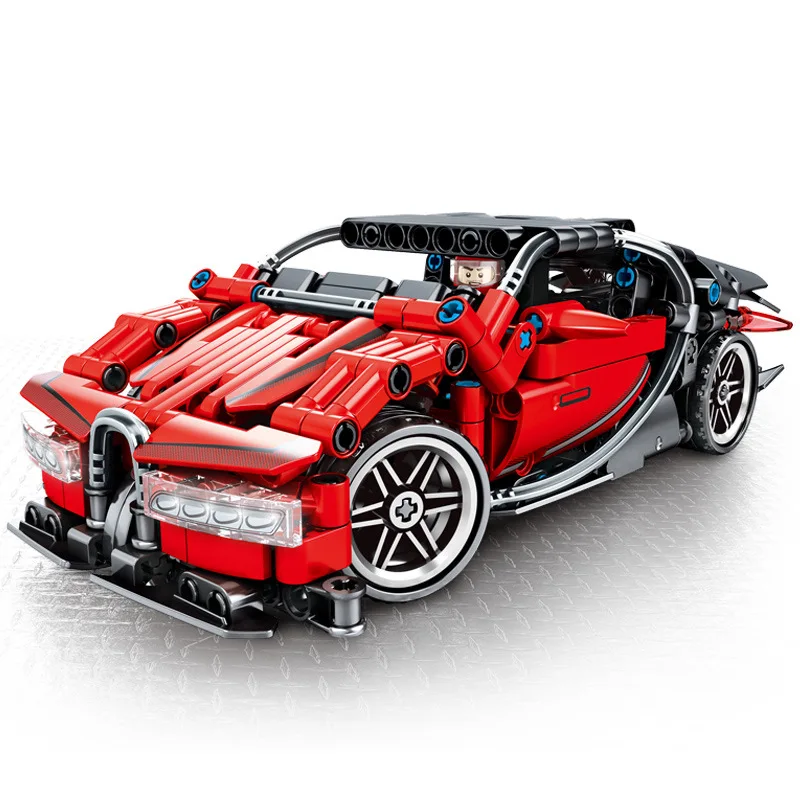

Baby Semp 701400 Bugatti of Chirundu Sports Car Series Assembled Children DIY Building Blocks Assembly Educational Toy