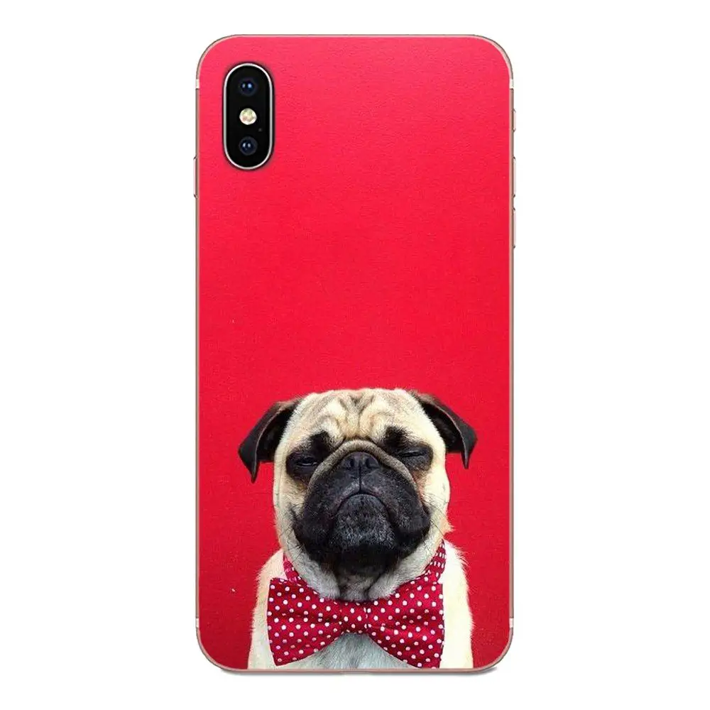 Изображением мопса, Цитата чехол тонкий для LG G2 G3 G4 G5 G6 G7 K4 K7 K8 K10 K12 K40 мини стилус ThinQ - Цвет: as picture