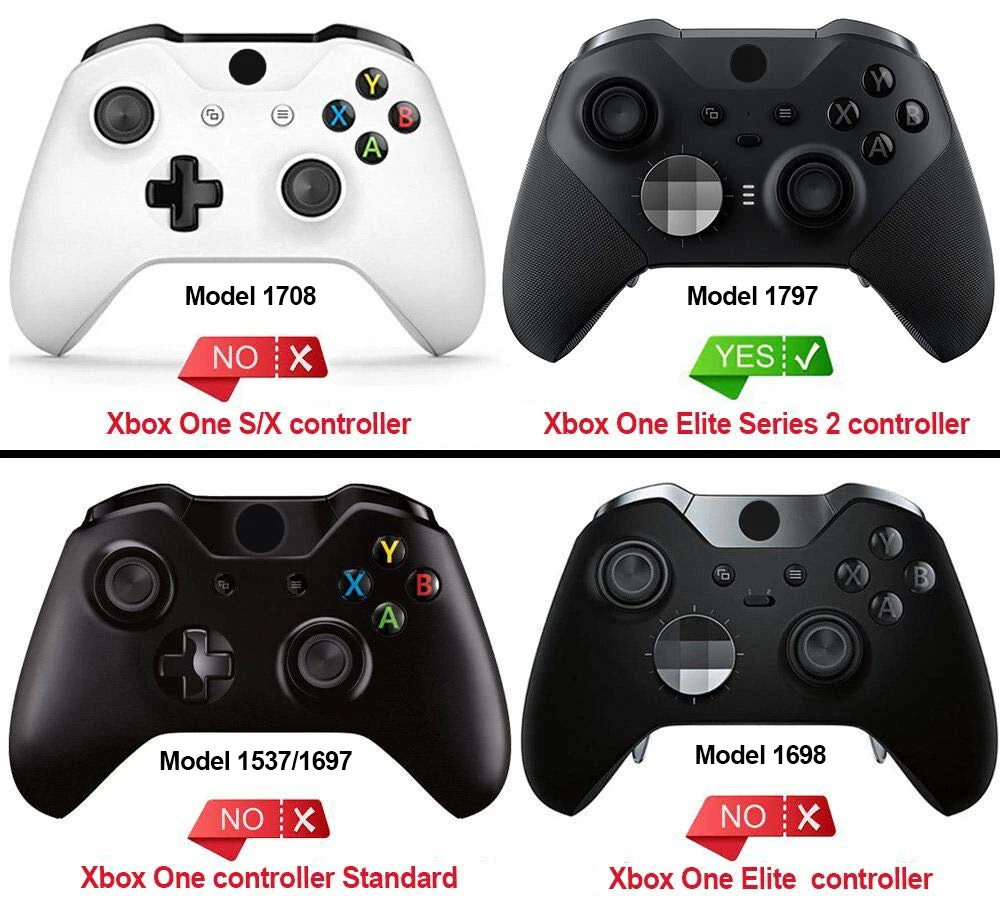 Enhanced Replacement Button Set for X-box One Elite Controller