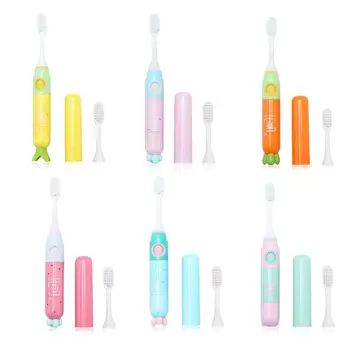 

Cute Children Kids Sonic Electric Toothbrush Portable Travel Mini Cartoon Boys Girls Toothbrushes