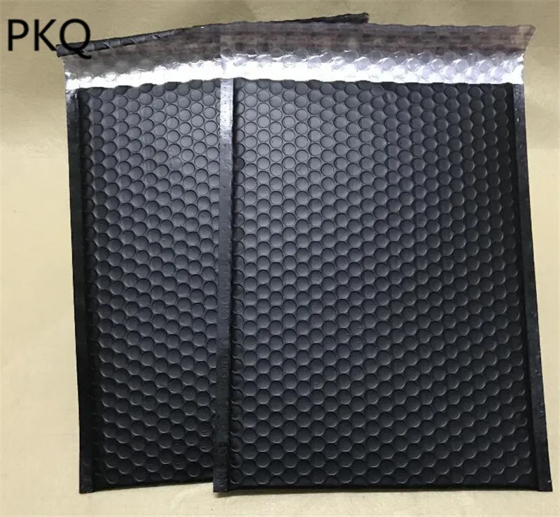 

50PCS Bubble Envelope Matt Black Bubble Mailer for Gift Packaging & Wedding Favor Bag&Mailing Envelopes 20*28cm/23*29cm/18*23cm
