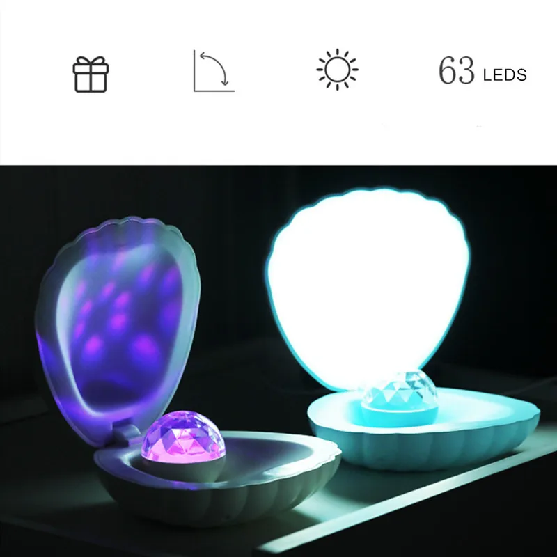Сенсорный Светодиодный Ночник проектор USB Настольная лампа с зарядкой атмосферное освещение для детей подарок для детей прикроватная Спальня