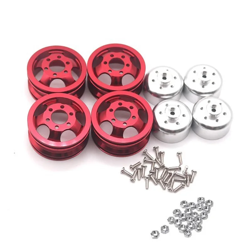 

Upgrade Metal Wheel Rim Kit Wheel Hub for WPL B1 B-1 B14 B-14 B16 B-16 B24 B-24 C14 C-14 B36 with Screws RC Truck RC Car Parts