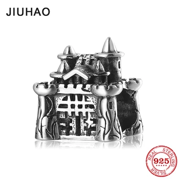 

Beautiful fairy tale world 100% 925 Sterling Silver charms Forest castle beads Fit Original JIUHAO Bracelet fashion Jewelry