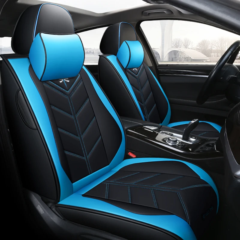 Чехлы на автомобильные сиденья кожаные чехлы для volkswagen gol vw polo passat golf caddy lupo Tiguan