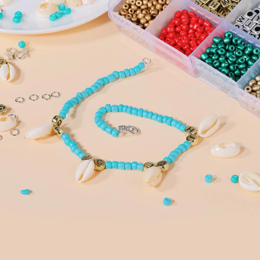 Easy Braided Letter Beads Jewelry Making Supplies Kit Beads Wire For  Firendship Necklace Bracelet Diy Jewelry Making Kit Finding - Jewelry  Findings & Components - AliExpress