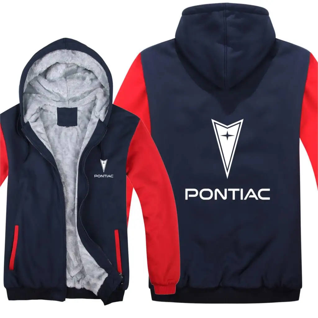 Зимние Pontiac толстовки мужские модные пальто P шерстяная подкладка куртка Pontiac толстовки с капюшоном HS-011