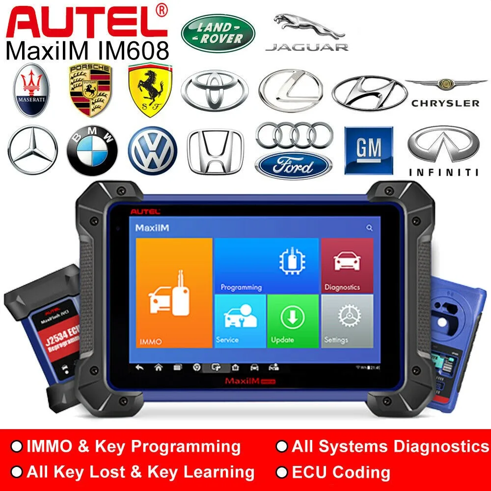 Autel MaxiIM IM608 OBD2 диагностический инструмент IMMO обновление программирования ключей