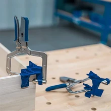Pince à Angle droit auto-ajustable à 90 degrés, 1 pièces, pince pour le travail du bois, pince rapide, Clip d'angle pour cadre photo, outil à main serre joint
