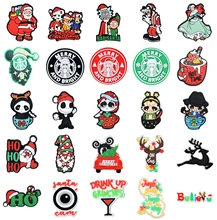 Breloques pour chaussures de joyeux noël, accessoires de décoration, cadeaux de fête pour enfants 