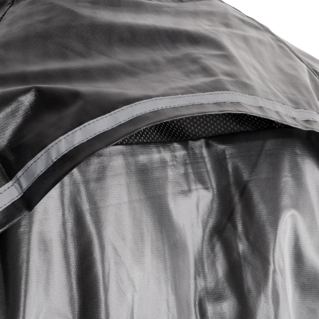 1 set Mens Motorcycle Cycling Full Rain Suit Waterproof Hooded Top Rain Coat Pant for outdoor activity 