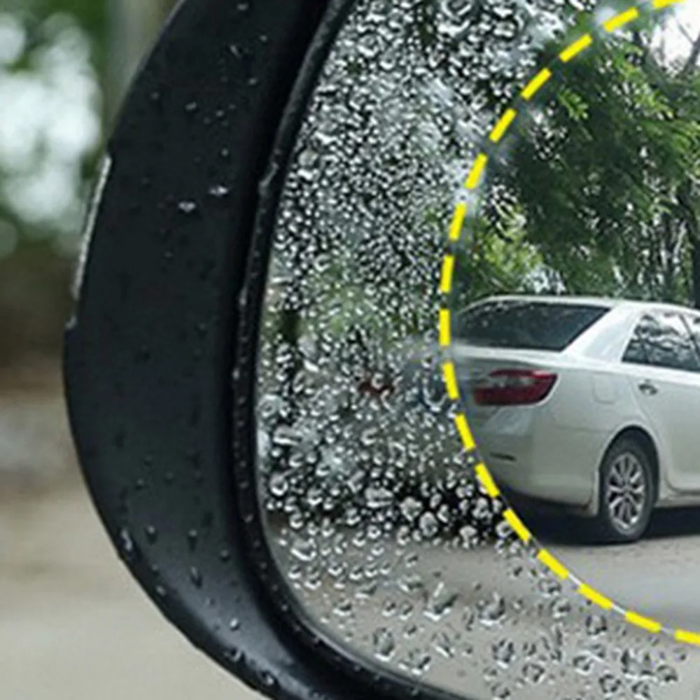 Непромокаемая противотуманная Автомобильная зеркальная пленка заднего вида защитная пленка защита от дождя боковое окно Ультрапрозрачная пленка