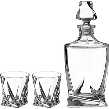 

Set for Whiskey Quadro 3 Pr .: damask + 2 Glasses 850/400 ml. Height = 27/10 cm. Kitchen supplies