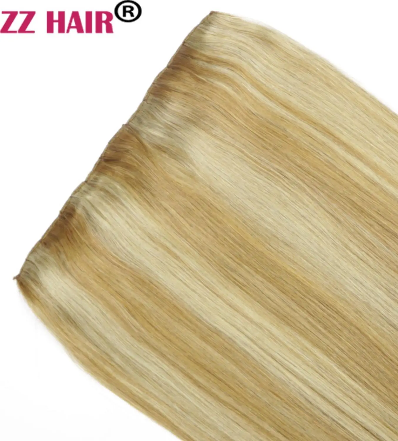 ZZHAIR 100% Brazilian Human Remy Hair Extensions 16"-26" 1pcs Set 100g-200g One Piece 5 Clips in Natural Straight