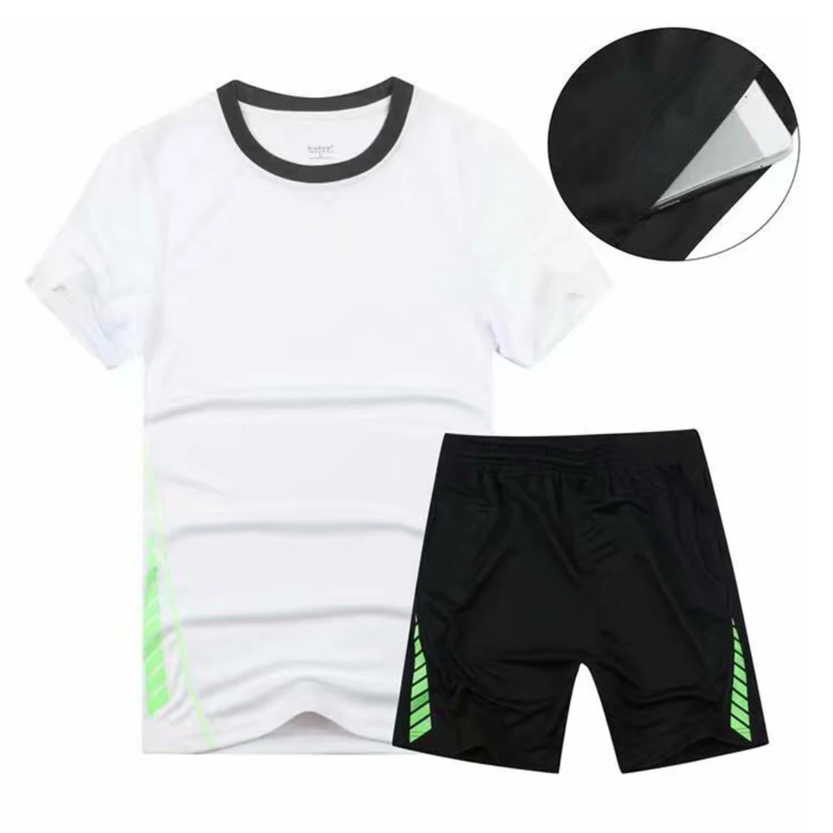 Короткий рукав обучение футбольная спортивная одежда костюм для тренировок футбол спортивный костюм для футбольных тренировок, изготовленный на заказ логотип, название - Цвет: Model 2