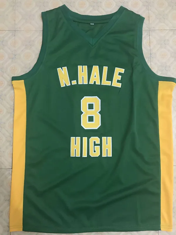 Wiz Khalifa#8 N. Hale Mac DEWIN Go to High School баскетбольная майка Мужская сшитая на заказ футболка с номером