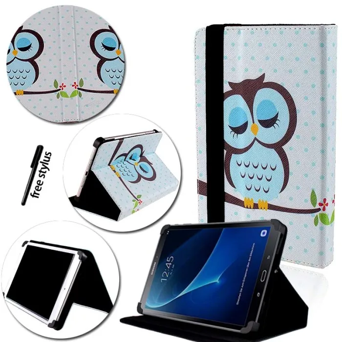 Sleeping Owl KK&LL для samsung Galaxy Tab S2 8,0 дюймов 710 T713 T719-кожаный чехол-книжка для планшета - Цвет: Sleeping Owl