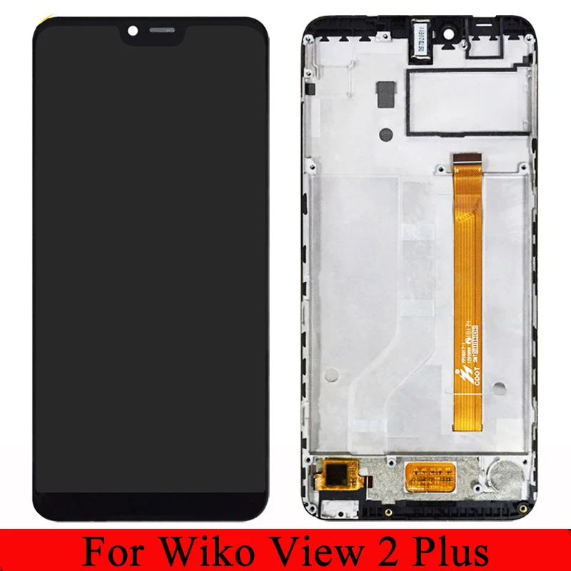 

5.93 Inch For Wiko View 2 Plus LCD Display with Touch Screen Digitizer Assembly with Frame