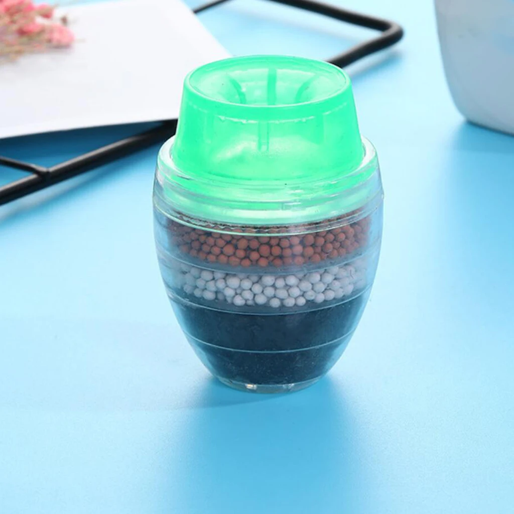 

1pc Household Water Filter 5 Layers Faucet Nozzle Kitchen Filter