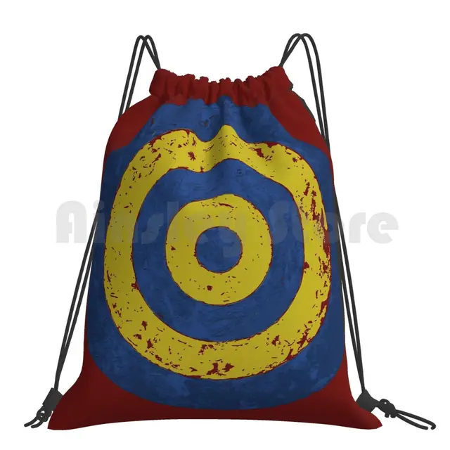Jasper Johns Style Backpack Drawstring 