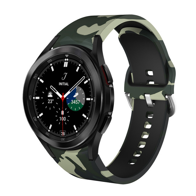Strap For Samsung Galaxy Watch 4 classic Band 46mm 42mm Printed pattern Bracelet For Galaxy 4 44mm 40mm Watch Correa