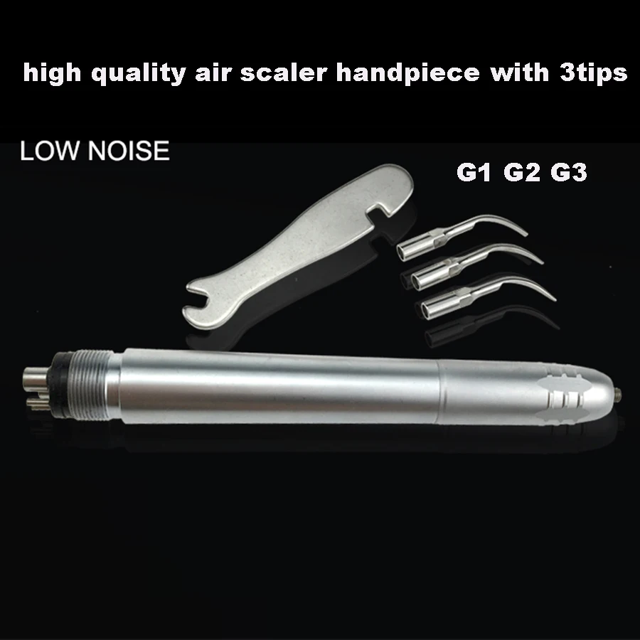

Dental high quality AS2000 Ultrasonic Scaler Borden/Midwest 2/4Holes B2/M4 Scaler Handpiece with 3 Tips G1/G2/G3