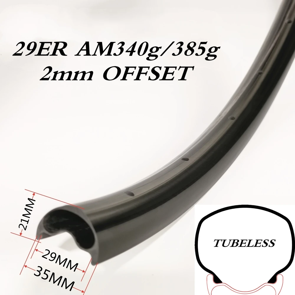 29er Am340g/385g 35mm Width 21mm Depth Keel Reinforcement Asymmetry