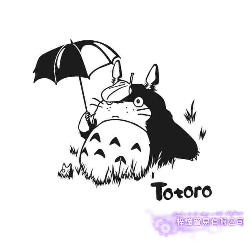 Pegatina Totoro Sticker Anime Cartoon Car Decal Sticker Vinyl Wall Stickers Decor Home Decoration