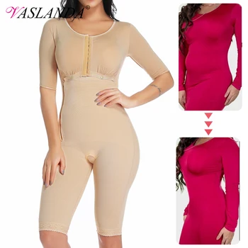 

Women Full Body Shaper Waist Trainer Slimming Bodysuits Shapewear Postpartum Corrective Underwear Butt Lifter Shorts Arm Shapers